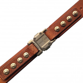 Ремень MARFIONE CUSTOM APIS BELT BROWN WATER BUFFALO