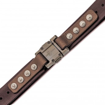 Ремень MARFIONE CUSTOM APIS BELT DARK BROWN WATER BUFFALO