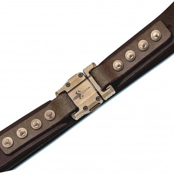 Ремень MARFIONE CUSTOM APIS BELT DISTRESSED DARK BROWN WATER BUFFALO